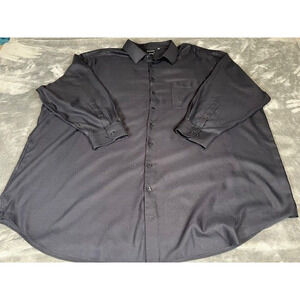 Men's Rochester Black Long Sleeve Shirt Size 22 36/37